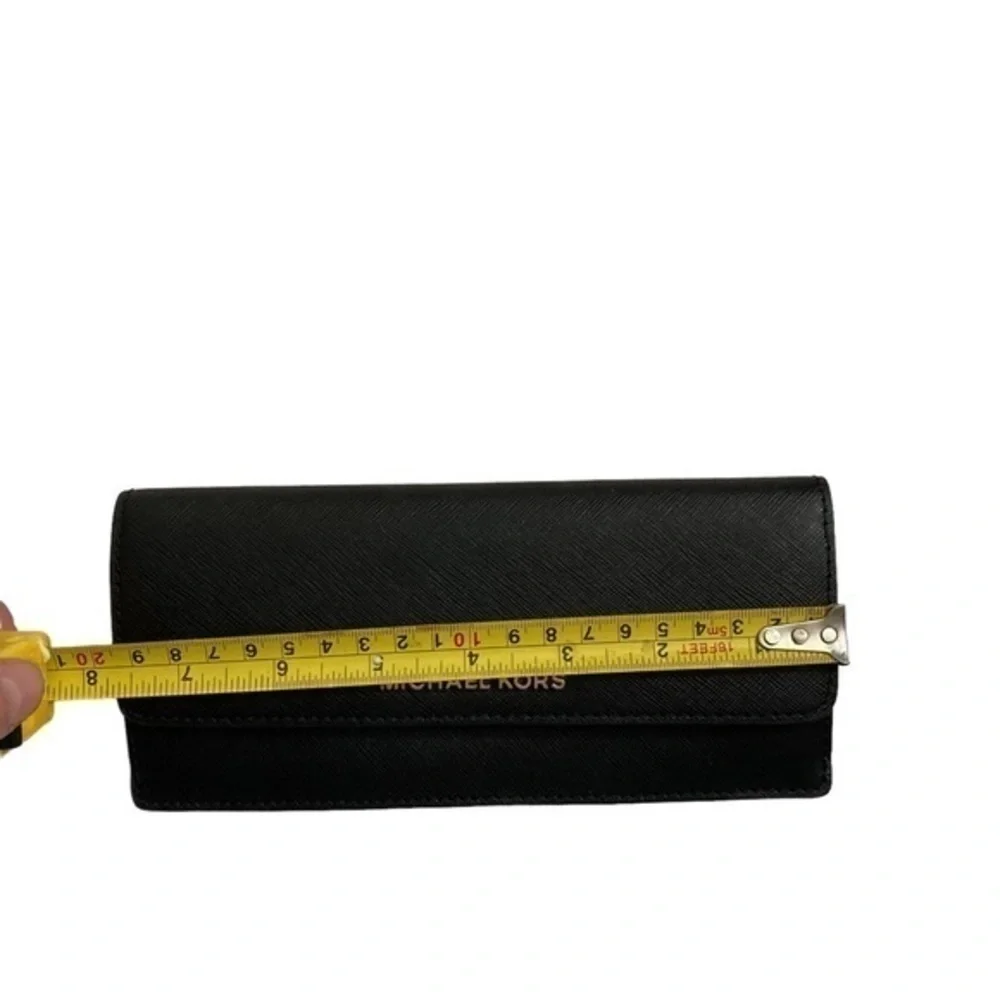 Michael Kors slim black saffiano leather wallet